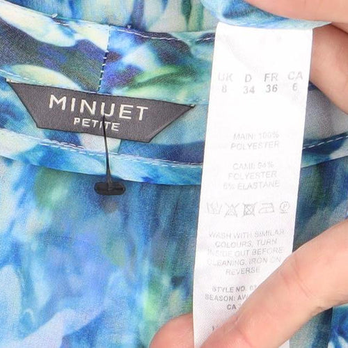 Minuet Women's Multicoloured Wrap Top, Size 12