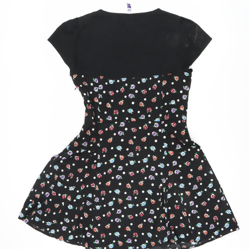 By Henry Holland Women's Black Floral Dress, Size 12