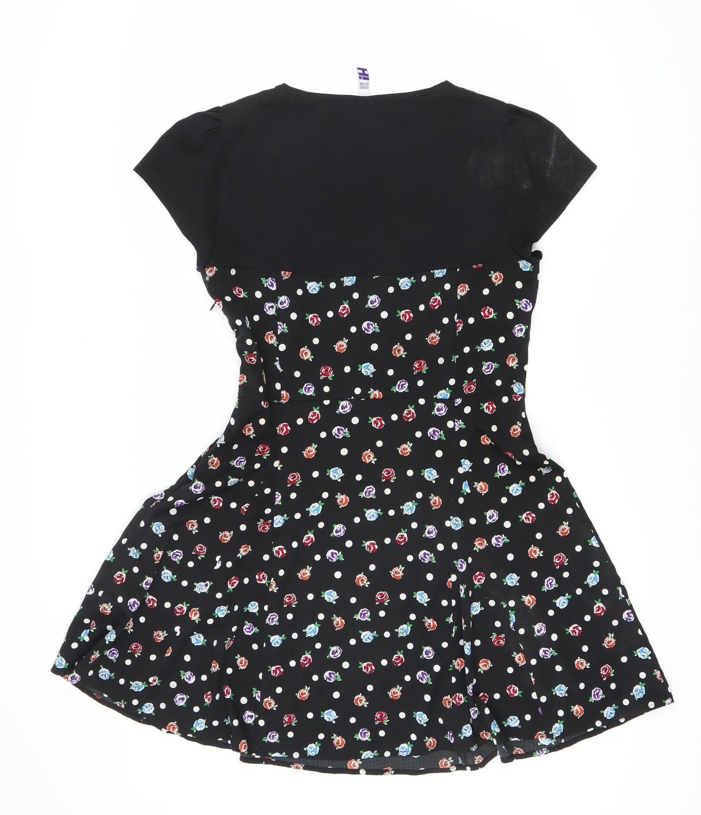 By Henry Holland Women's Black Floral Dress, Size 12