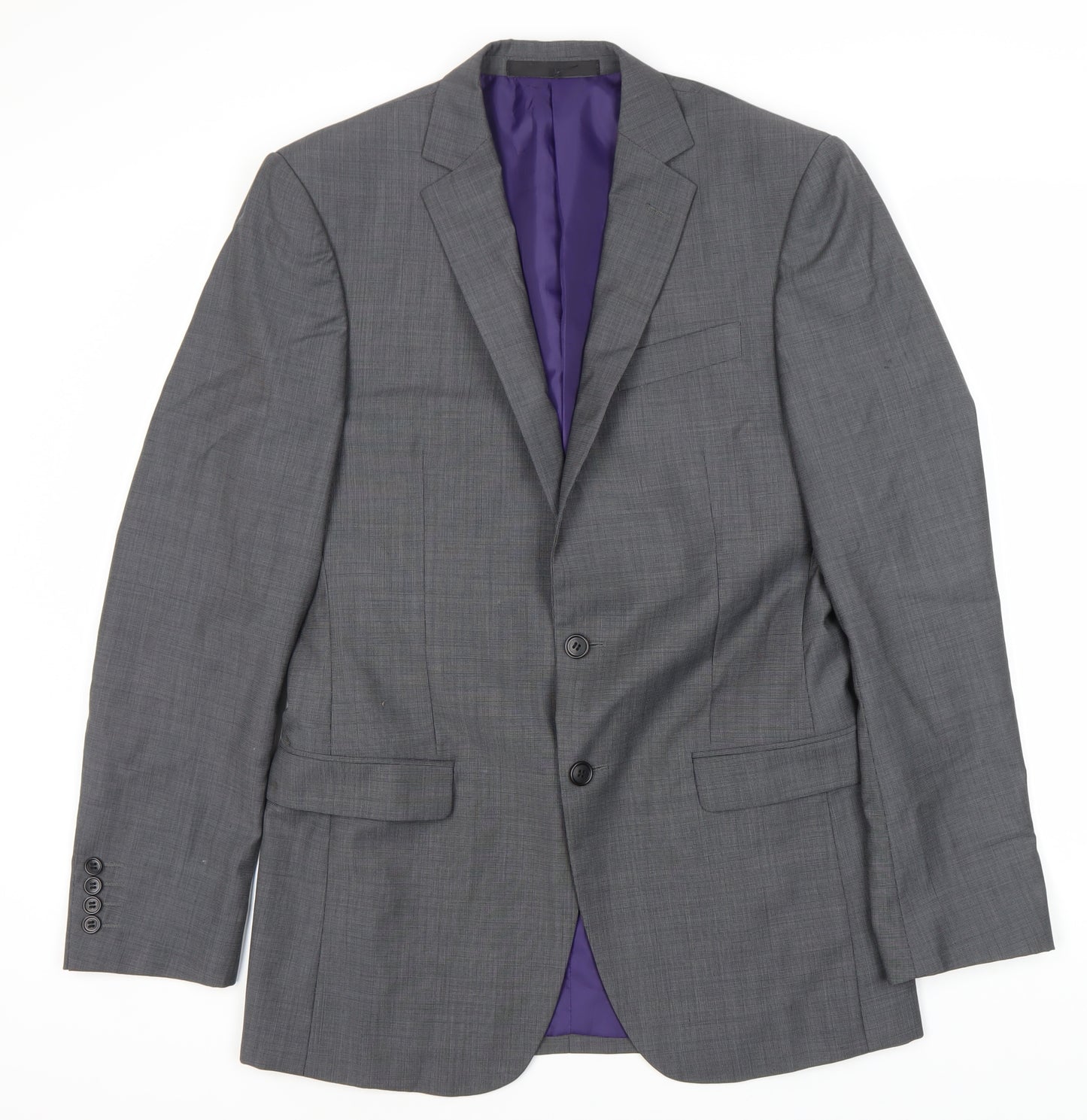 Marks and Spencer Men's Grey Long Blazer 38L