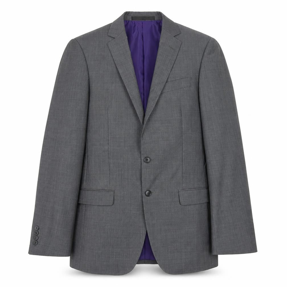 Front view of Marks & Spencer Men's Grey Long Blazer 38L