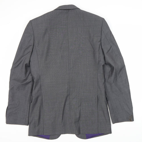 Marks and Spencer Men's Grey Long Blazer 38L