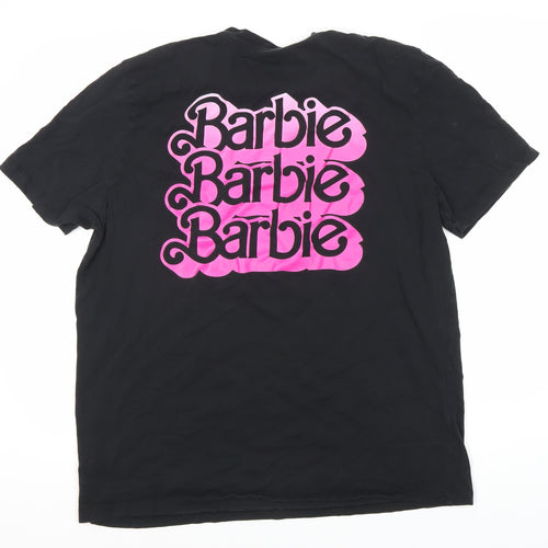 Barbie Women's Black XL Cotton T-Shirt
