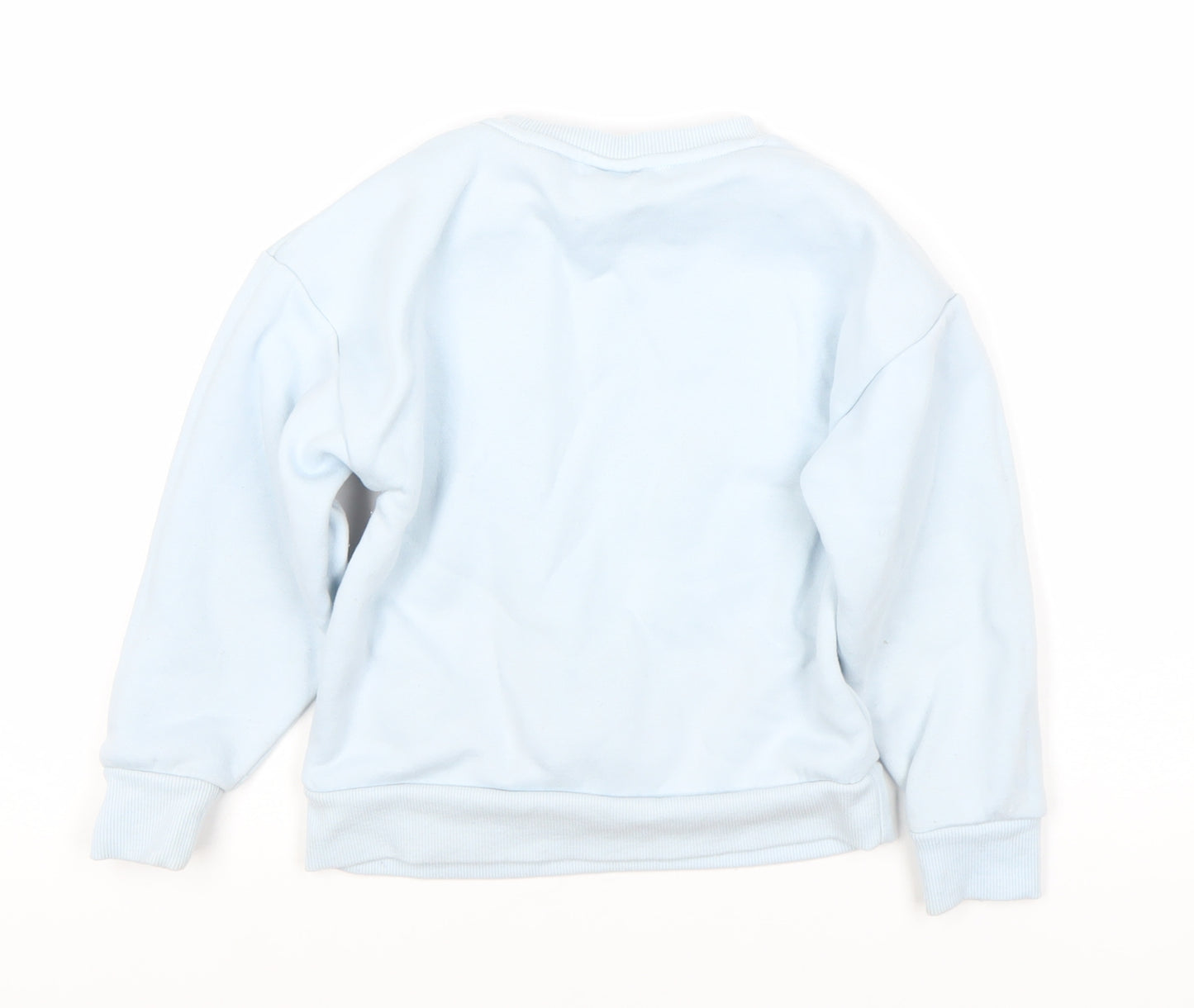 Disney Girls Blue Lilo & Stitch Sweatshirt Size 5-6 Pullover