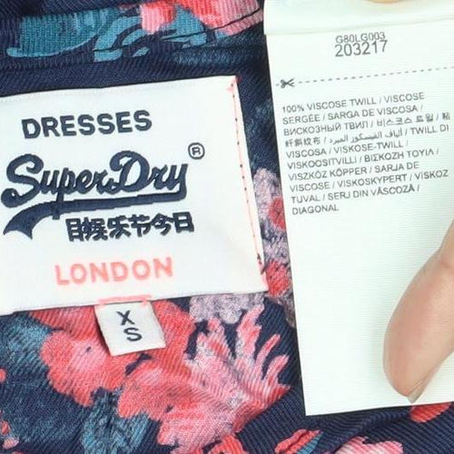 Superdry Women's Floral Fit & Flare Dress XS