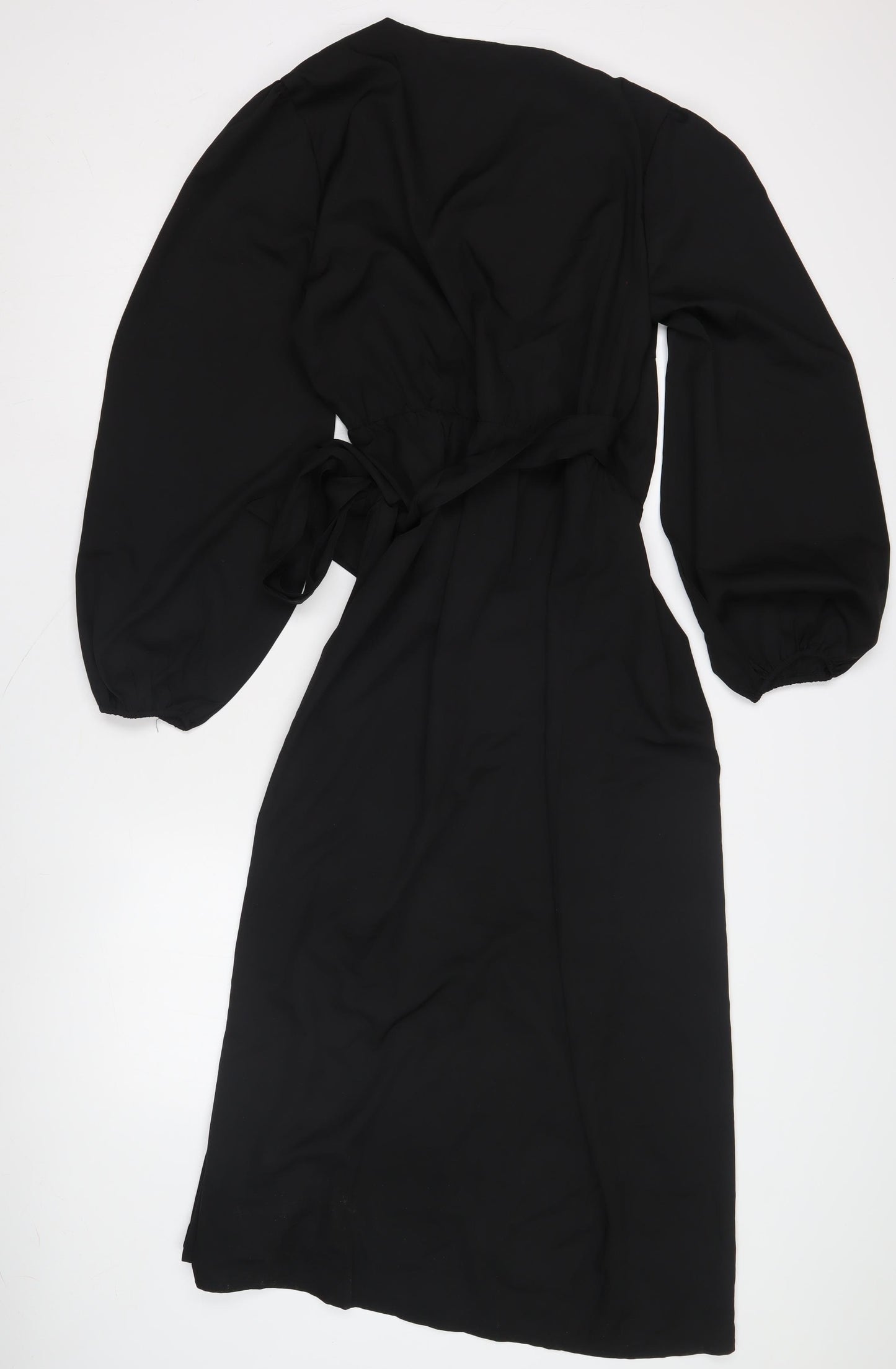 In The Style Women's Black Wrap Dress Size 12-14
