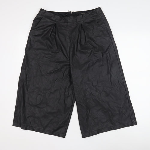River Island Women's Black Pleated Trousers - Size 14
