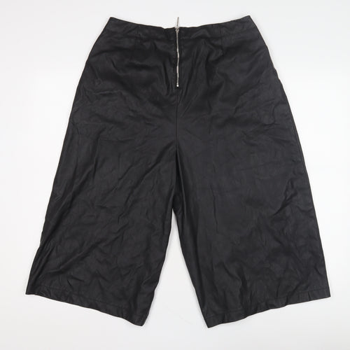 River Island Women's Black Pleated Trousers - Size 14
