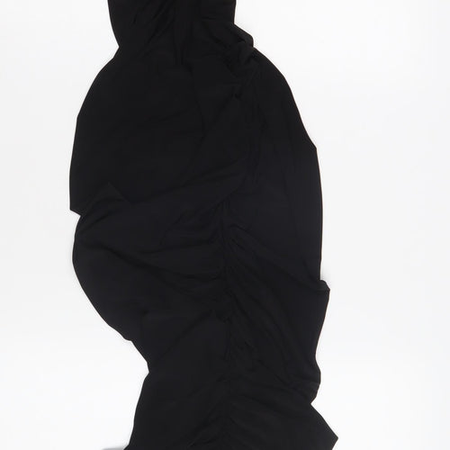 Nasty Gal Women's Black Slip Dress Size 10 Party Chic