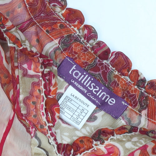 Taillissime Women's Multicoloured Paisley Cover Up
