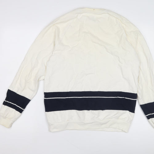 Jack Wills Men’s Ivory Logo Sweatshirt S