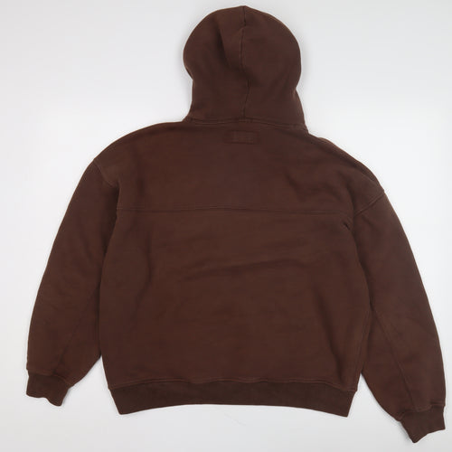 Abercrombie & Fitch Unisex Brown Oversized Hoodie - S