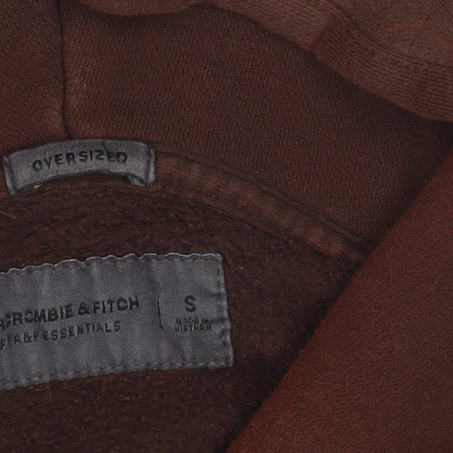 Abercrombie & Fitch Unisex Brown Oversized Hoodie - S