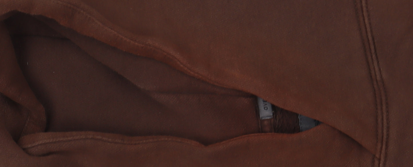 Abercrombie & Fitch Unisex Brown Oversized Hoodie - S