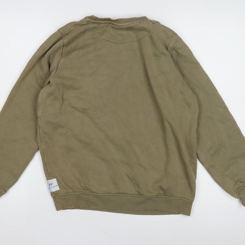 Holyfield Green Teens Pullover Sweatshirt M Fleece