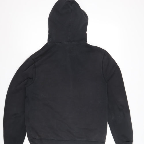 Jack Wills Men's Black Full Zip Hoodie with Logo