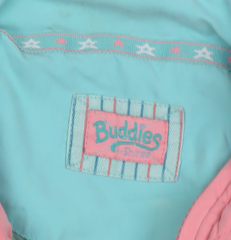 Buddies by Shires Girls Pink Quilted Waistcoat 9-10 Years