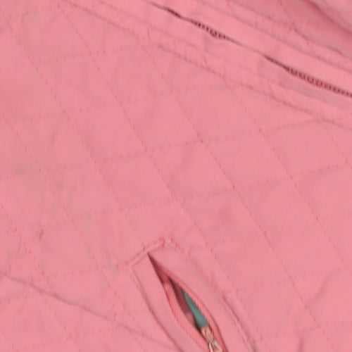 Buddies by Shires Girls Pink Quilted Waistcoat 9-10 Years