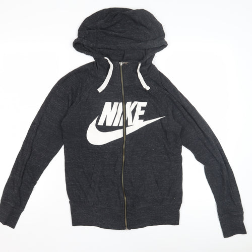 Nike Boys Black Full Zip Hoodie S - Casual Style