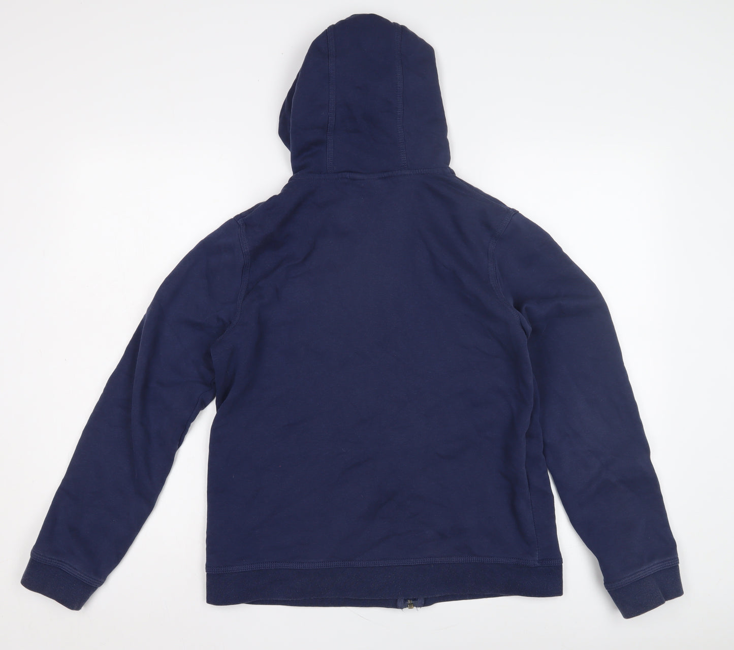 Nike Boys Blue XL Full Zip Hoodie, Sports Logo, Hooded