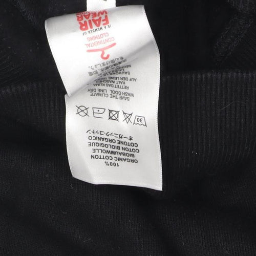 Men's Black Full Zip Nature Hoodie