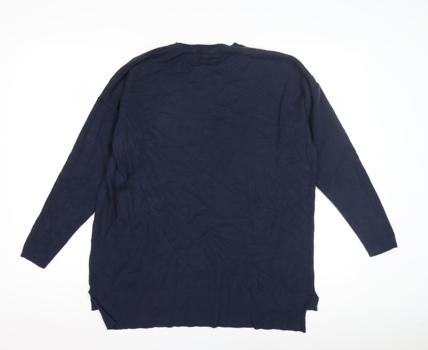 Amara Reya Women's Blue Pullover Jumper S-M