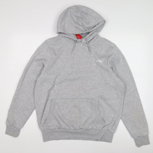 Slazenger Men's Grey Pullover Hoodie S