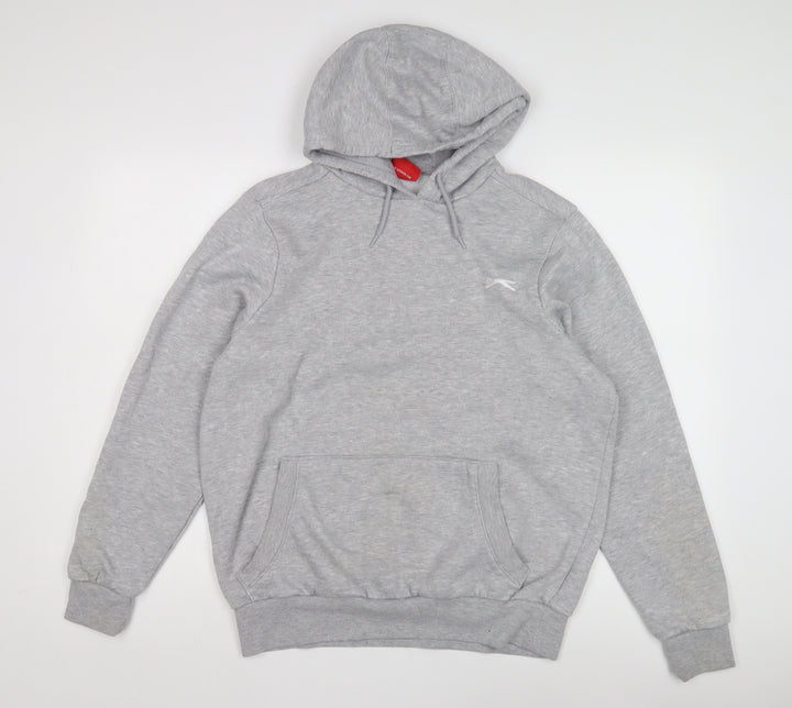 Slazenger Men's Grey Pullover Hoodie S