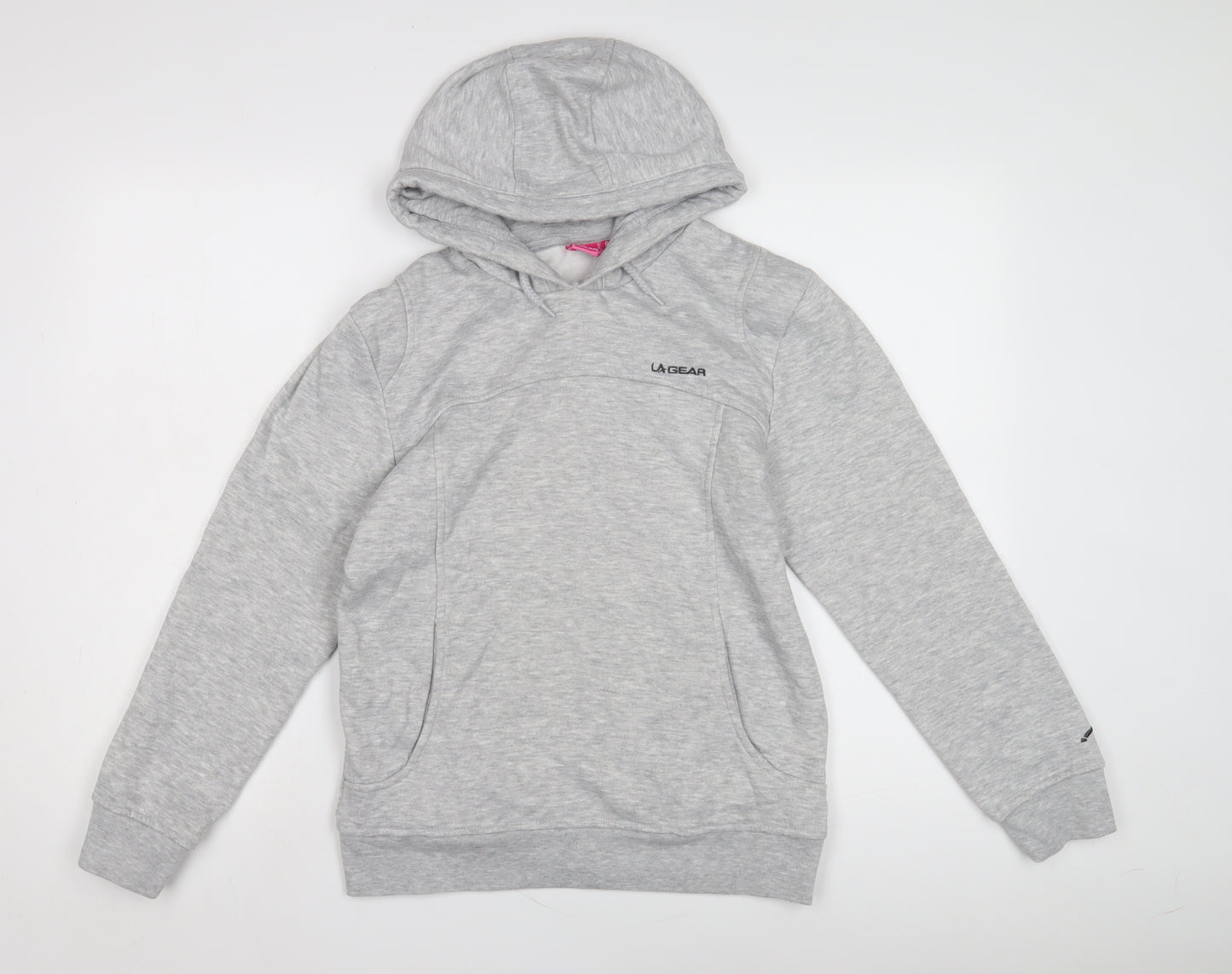 LA Gear Women's Grey Pullover Hoodie Size 8
