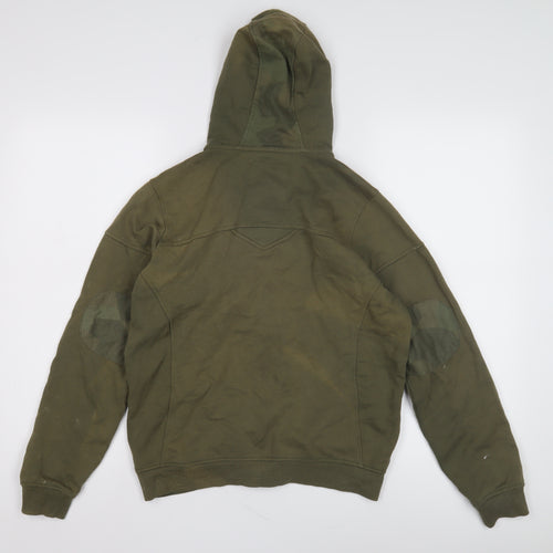 Ripstop Boys Green XL Full Zip Hoodie with Logo