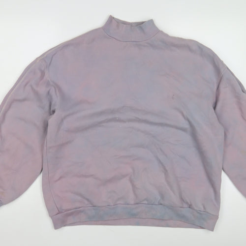 Bershka Women's Purple Sweatshirt, S, Casual Wear