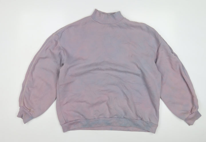 Bershka Women's Purple Sweatshirt, S, Casual Wear