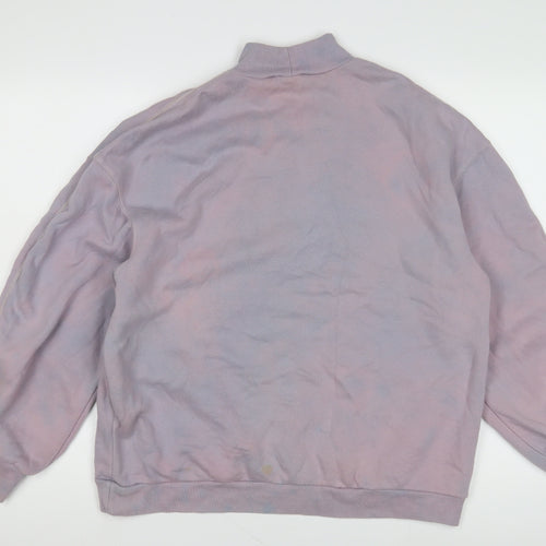 Bershka Women's Purple Sweatshirt, S, Casual Wear