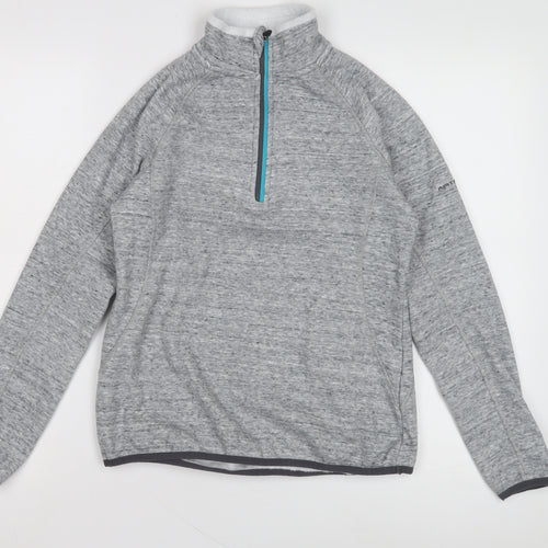 Trespass Women's Grey 1/4 Zip Sweatshirt Size S
