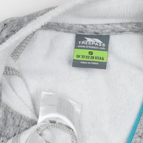 Trespass Women's Grey 1/4 Zip Sweatshirt Size S