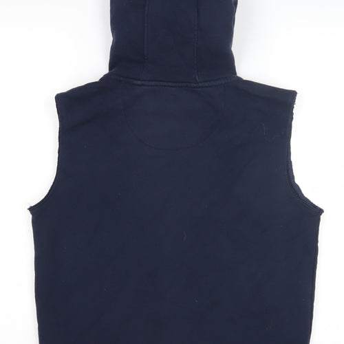 SoulCal & Co Womens Blue Vest Hoodie Size 10
