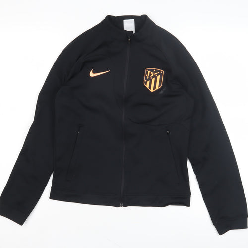 Nike Boys Black Track Jacket Size 14 Slim Fit Sports