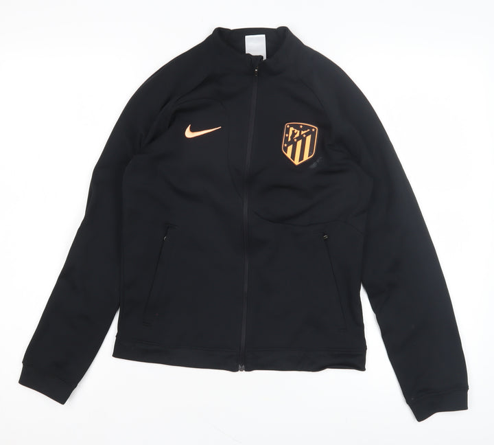 Nike Boys Black Track Jacket Size 14 Slim Fit Sports
