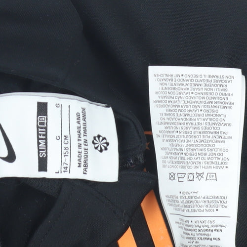 Nike Boys Black Track Jacket Size 14 Slim Fit Sports