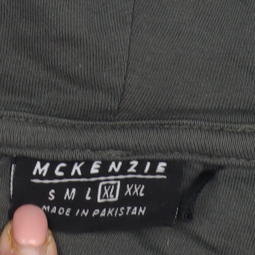 McKenzie Men's Black Full-Zip Hoodie XL