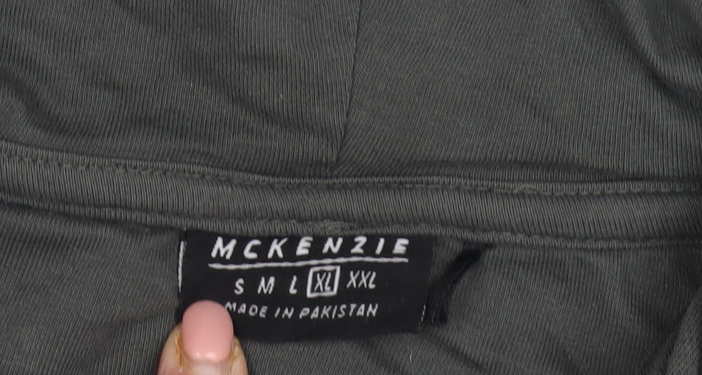 McKenzie Men's Black Full-Zip Hoodie XL