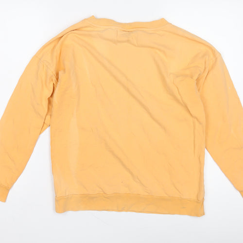 Oliver Bonas Women’s Yellow Pullover Sweatshirt, Size 8