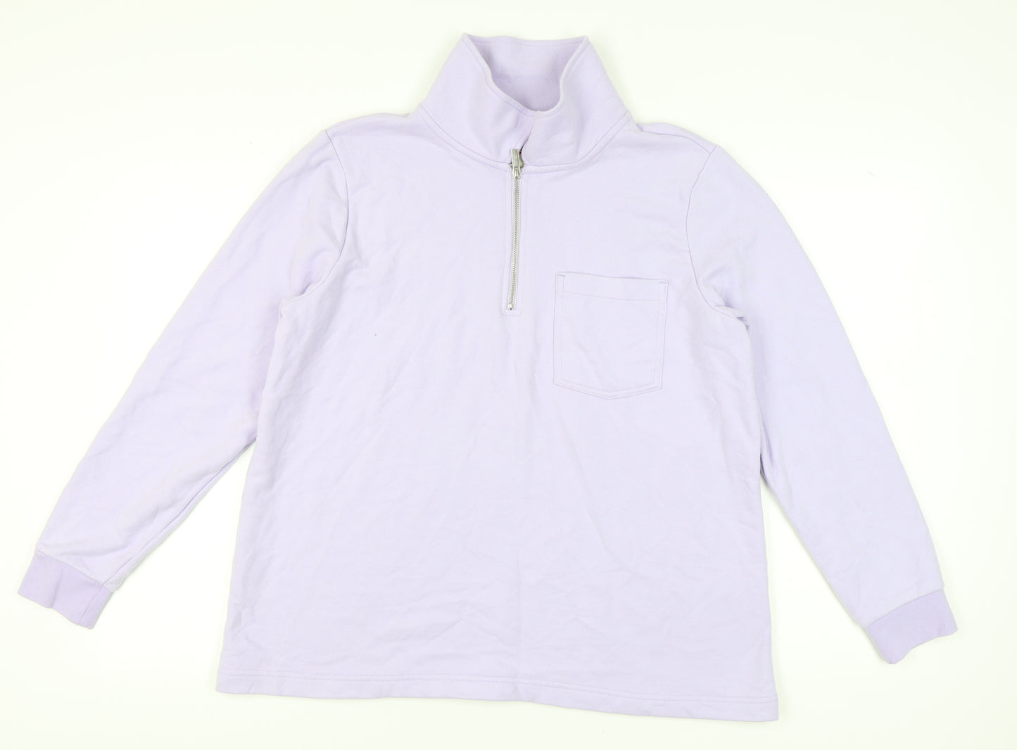 Lands' End Women's Purple XL Pullover Sweatshirt