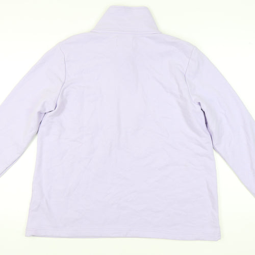 Lands' End Women's Purple XL Pullover Sweatshirt