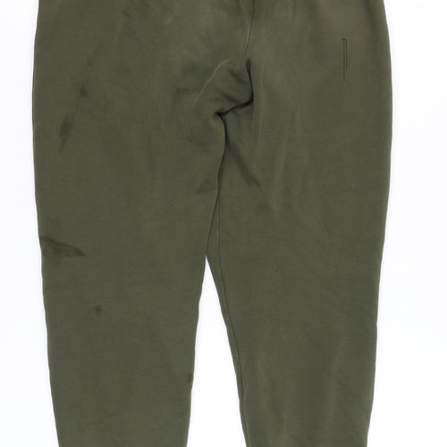 Puma Men's Green Jogger Trousers, M, for Gym & Casual