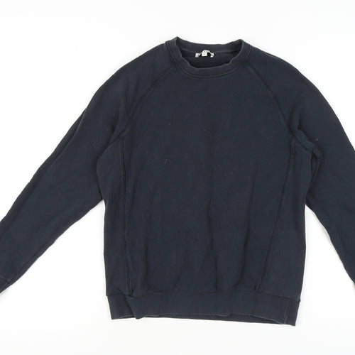 Reiss Unisex Adults Black Knit Pullover Sweatshirt M
