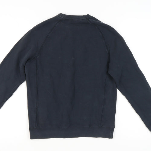 Reiss Unisex Adults Black Knit Pullover Sweatshirt M