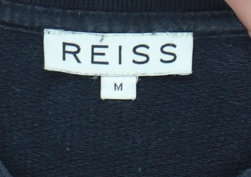 Reiss Unisex Adults Black Knit Pullover Sweatshirt M