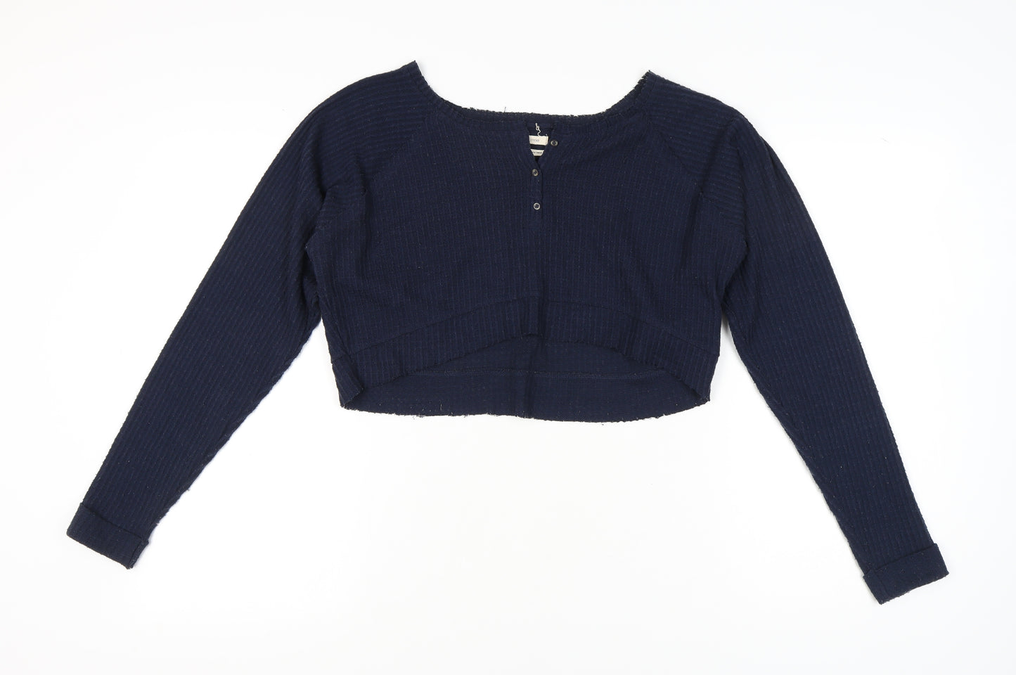 Urban Outfitters Women's Blue Cropped Blouse, Size S
