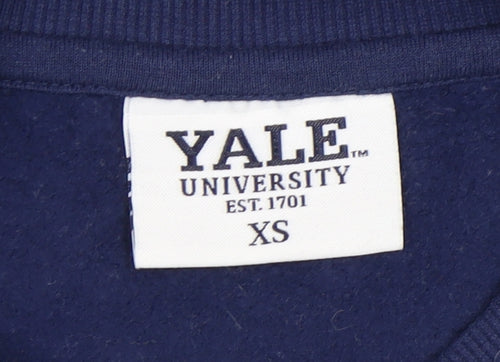 Yale University Unisex Blue XS Sweatshirt Pullover